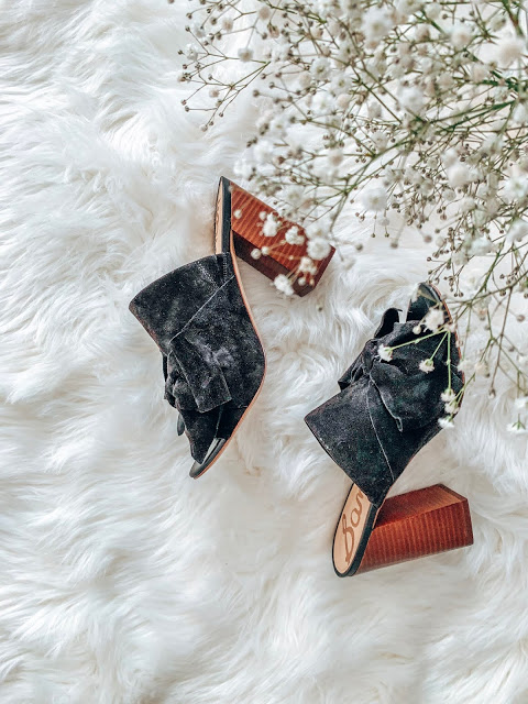 black bow sam edelman mules from summer to fall